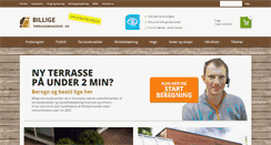 Desktop Screenshot of billige-terrassebraedder.dk